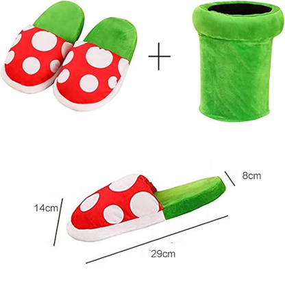 CHOMPY Pantuflas gamer Mario Bross