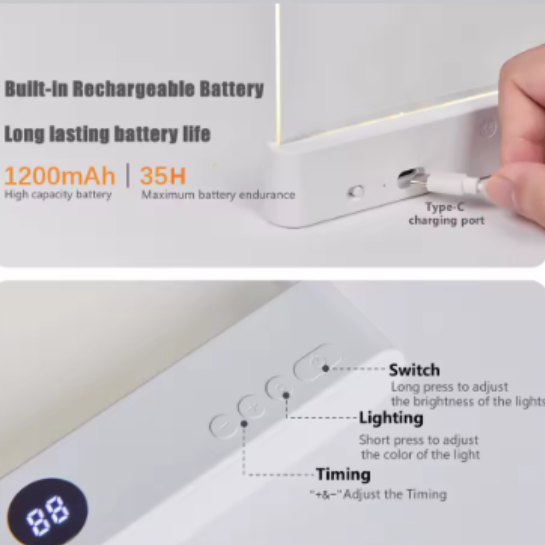 LUNERGY Luz led para lectura nocturna