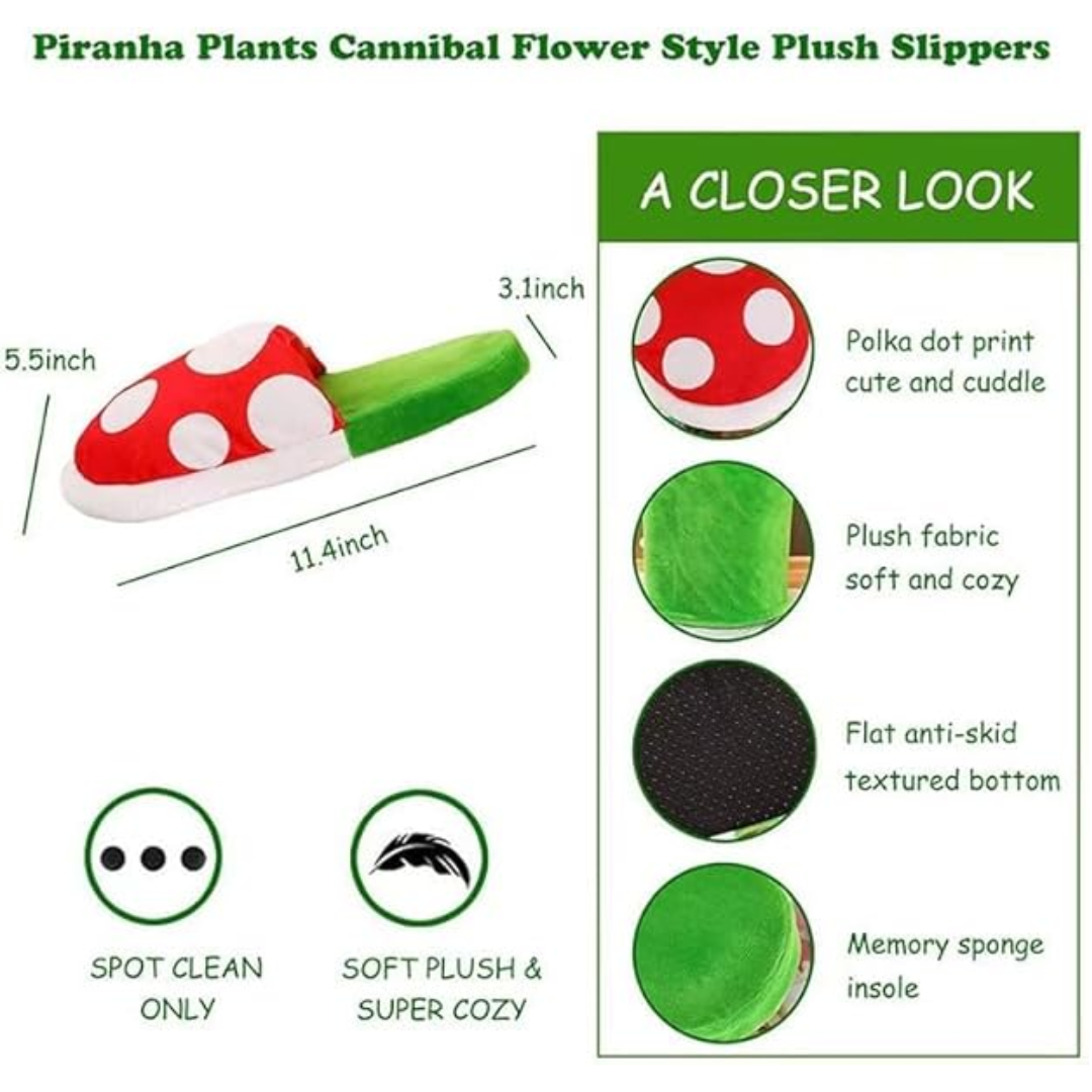 CHOMPY Pantuflas gamer Mario Bross