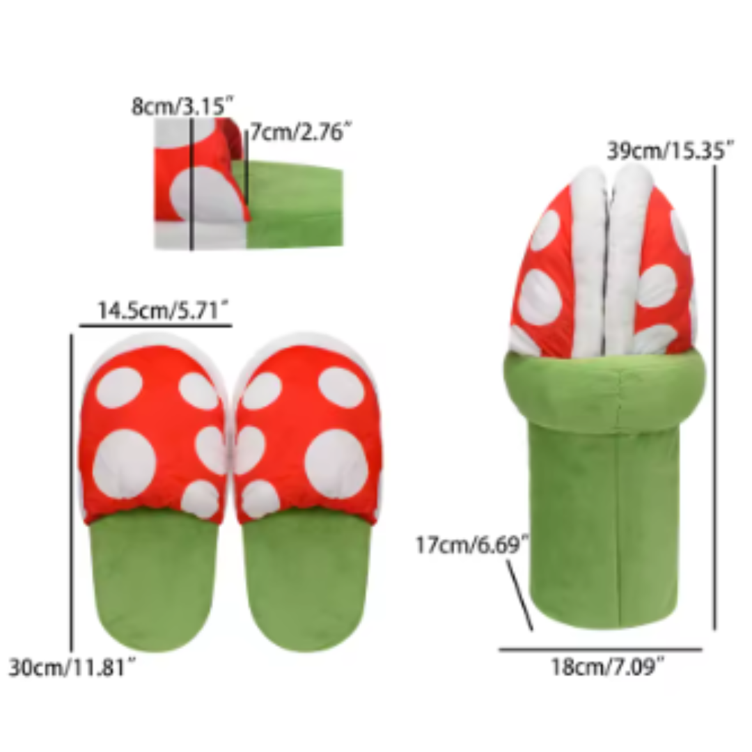 CHOMPY Pantuflas gamer Mario Bross