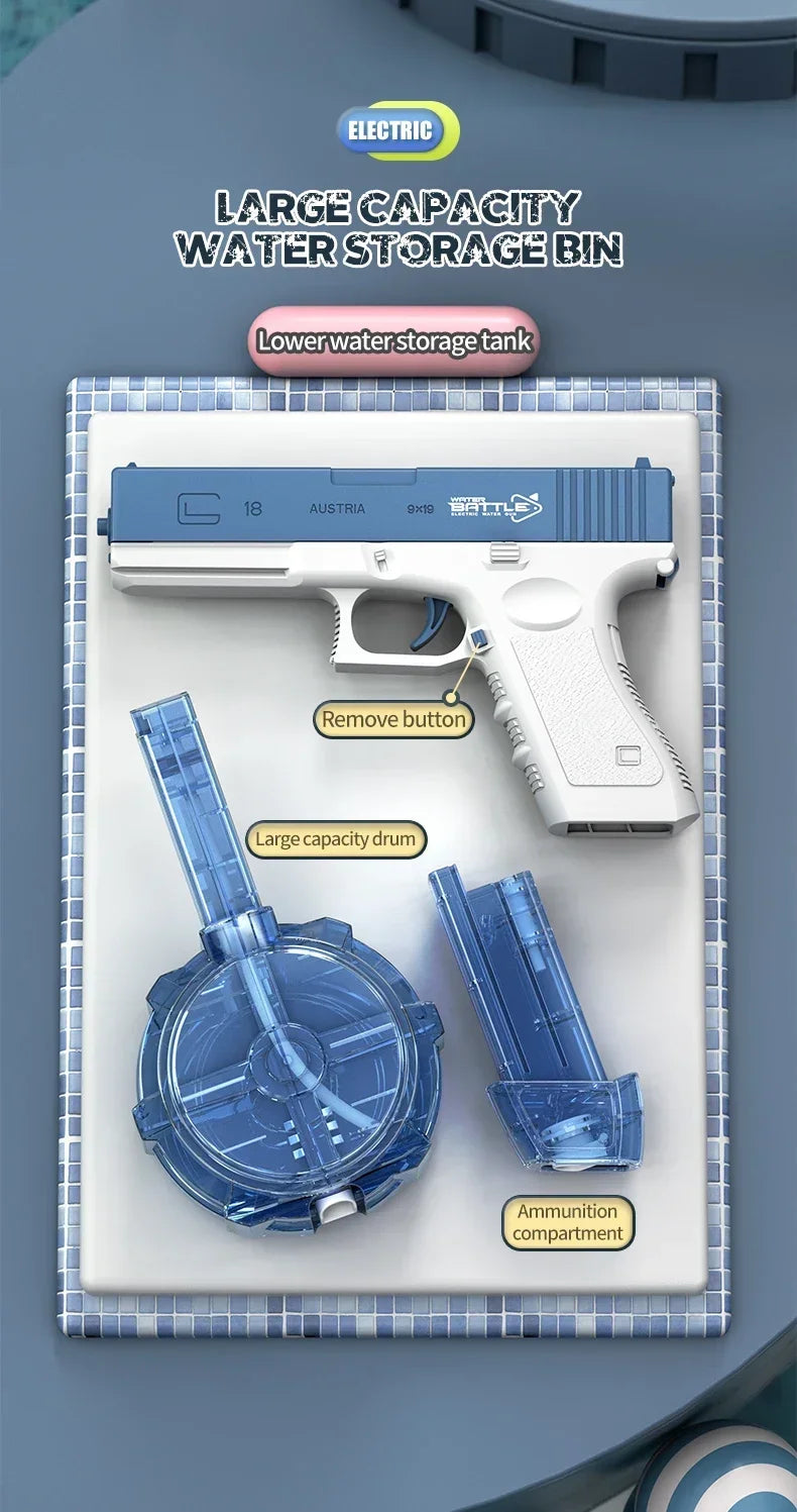 Pistola de agua eléctrica glock