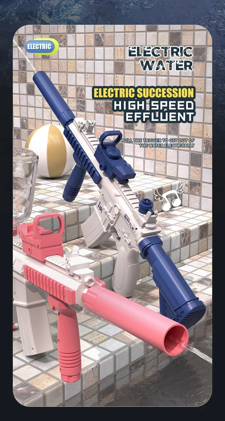 Pistola eléctrica M416  de agua