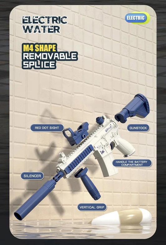 Pistola eléctrica M416  de agua