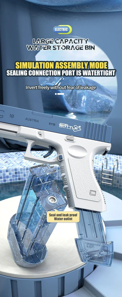 Pistola de agua eléctrica glock