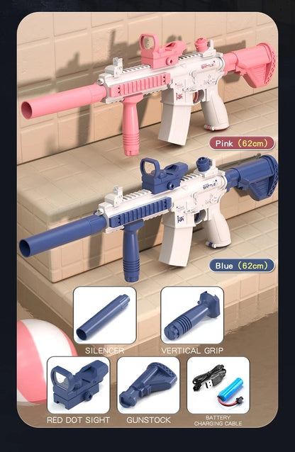 Pistola eléctrica M416  de agua