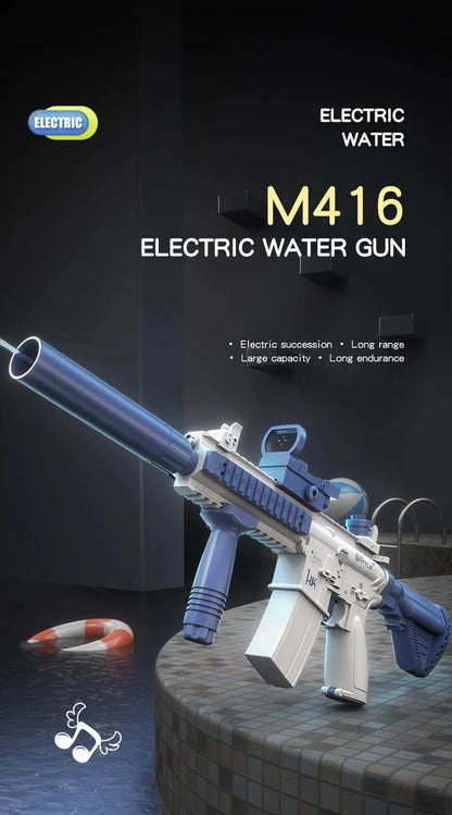 Pistola eléctrica M416  de agua